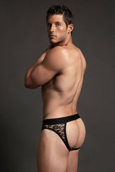Lace Open Back Brief - AL-L010 by Allure Lingerie